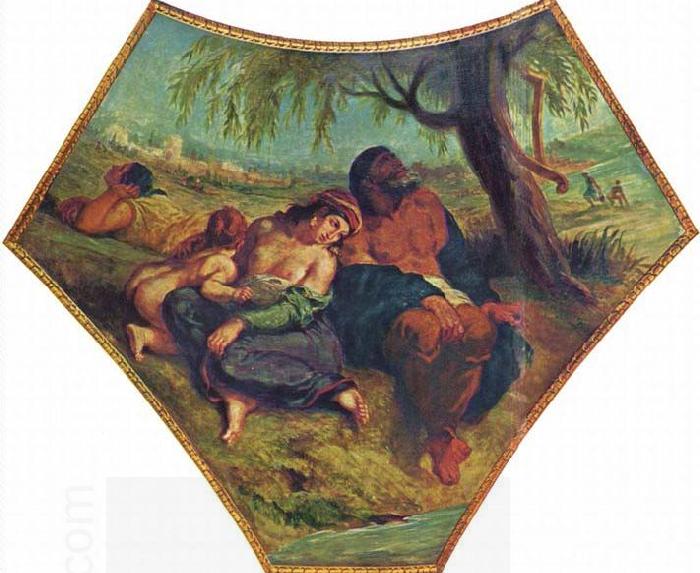 Eugene Delacroix Babylonische Gefangenschaft oil painting picture